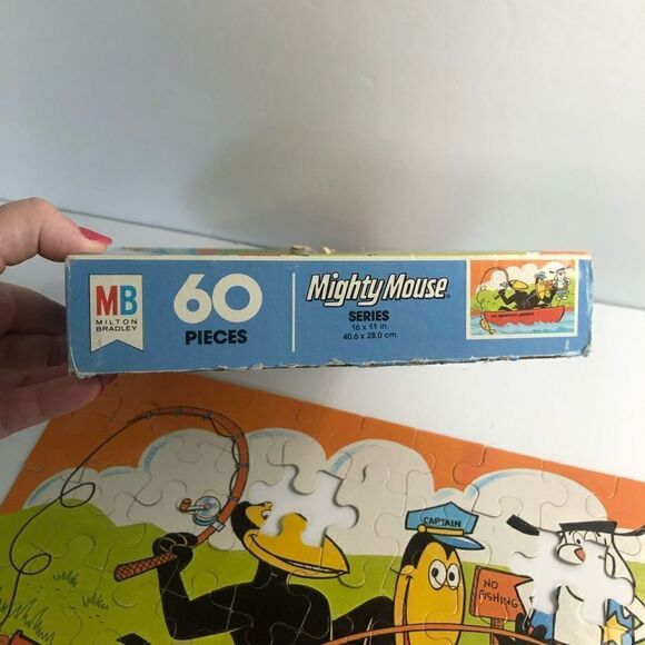 vintage milton bradley heckle and jeckle birds kids jigsaw puzzle missing 3 pcs - Picture 9 of 13